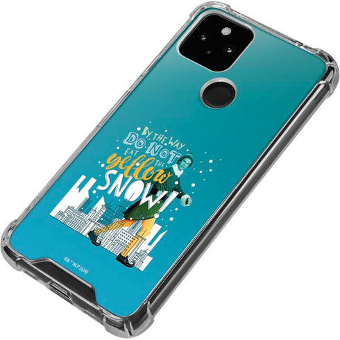 Elf Buddy Don’t Eat Yellow Snow Google Pixel 5 Clear Case